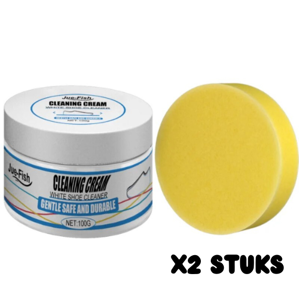 CleanPro™ - Reinigingscrème | Snel en Effectief Vuil Verwijderen - Veilig voor je Schoenen en Handen - Multifunctioneel