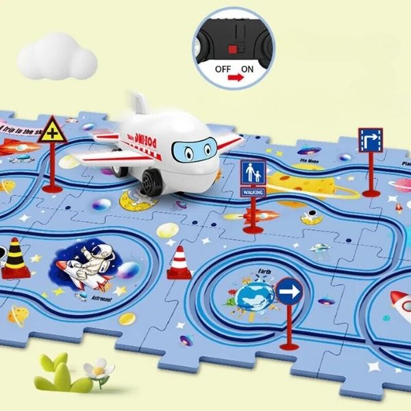 RacePuzzle™ Puzzelset | Educatief Speelgoed - Urenlang Creatief Speelplezier - Makkelijk Overal Mee Te Nemen - Ideaal als Cadeau