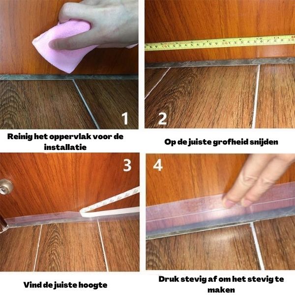 Sealing™ - Afdichtstrip | Silicone - Multifunctioneel - Anti-slip - Stevig Materiaal - Beschikbaar in 5 kleuren