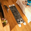 CatMat™ Vloermat | Zacht en Pluizig Langwerpig Vloerkleed - Trendy Design - Voor Woonkamers en Slaapkamers | Gemakkelijk te Reinigen | Zorgt voor een Unieke Kattenvibe