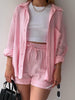 Afbeelding in Gallery-weergave laden, SummerFit™ - Trendy Hemd en Short Set | Fleurige Outfit voor een Frisse Look - Comfortabel - Zachte Stof - Casual Gelegenheden