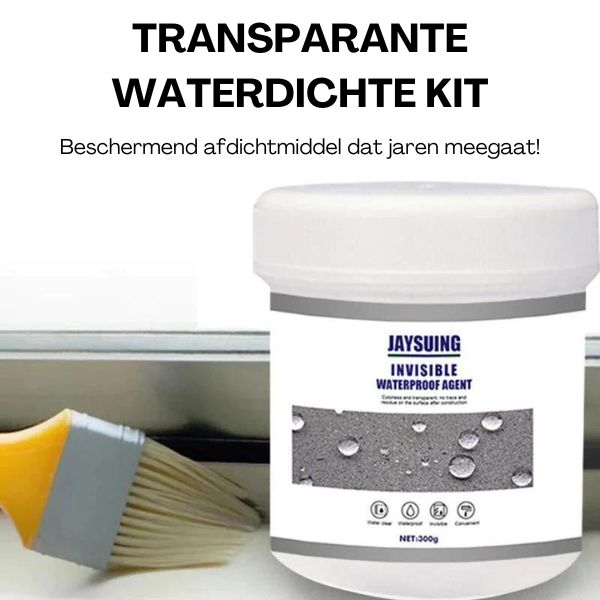 NoMoreWater™ - Anti-Lek Afdichtmiddel | Sterk - Waterdicht - Transparant - Coating - Voor Binnen en Buiten - Veilig - Eenvoudig te Gebruiken