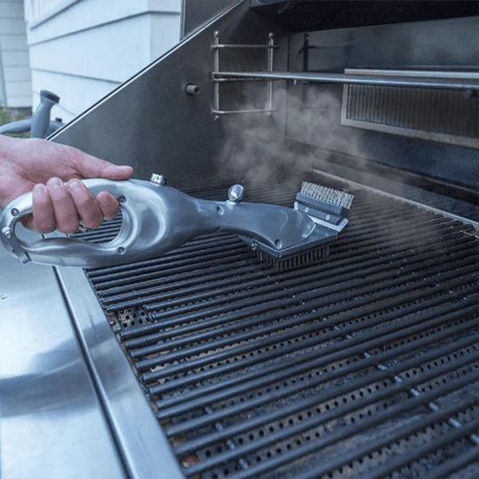 CleanGrill™ - BBQ Stoomreinigingsborstel | Ergonomisch ontwerp - Binnen no-time een schone BBQ Grill - Milieuvriendelijk - Multifunctioneel
