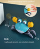 CuteCrab™ - Wandelende Krab | Met Sensoren en Muziek - Urenlang Speelplezier - Zelfsturend | USB Herlaadbaar