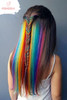 Rainbow™ Extensions met Haarklip | Verander je haarkleur zonder Beschadiging | Tijdelijk 13 Kleuren + 13 GRATIS 🌈