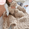 WolWinterWarm™ - 1000 gr DIY Knitting Set | Je Eigen Deken of Winterkleed Breien