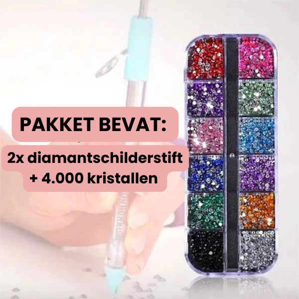 BlingIt™ - Diamant Borduur Pen | + 2000 Diamanten - Jouw Favoriete items Decoreren -  Creatief 🎁