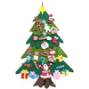 Afbeelding in Gallery-weergave laden, PlayXmasTree™ - Doe-het-zelf Kinder Kerstboom | Speel met je Gezin | Duurzaam Vilt | 100 cm met +20 decoraties