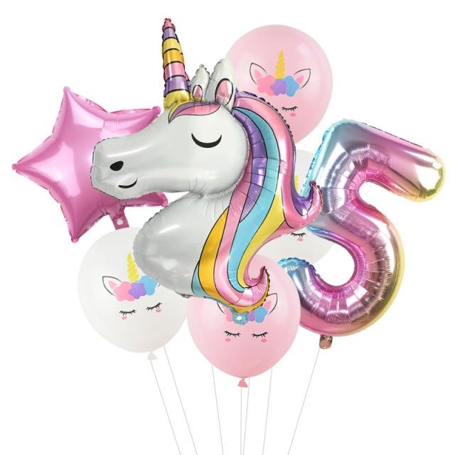 Unicorn Ballonnen Set De Laatste Prijs vijf jaar 